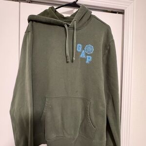 GAP Green Sweater with Graphic Design